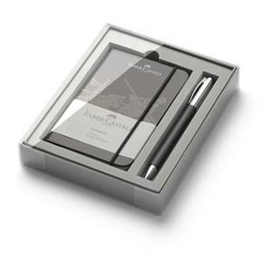 Zestaw Promocyjny Ambition Black Długopis+notes Faber-castell