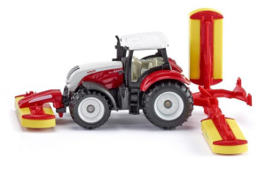 Siku 1672 Traktor Steyr Z Kosiarką