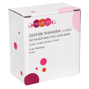 Zestaw nasadek do maszynek Fale Loki Koki 401 i 402