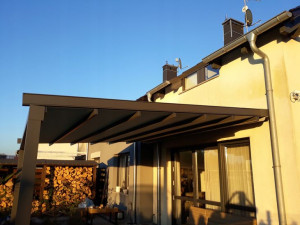 Pergola tarasowa ogrodowa antracyt 3x4 300x400