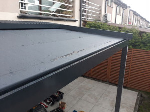 Pergola tarasowa ogrodowa antracyt 6x6 600x600