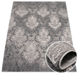 Dywan Elite 23282 ornament szary / srebrny 140x190