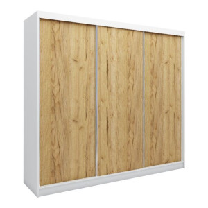 Szafa przesuwna Fresh 180 cm minimalistyczna trzydrzwiowa