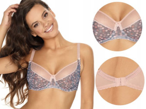 Miękki biustonosz GAIA 1046 ELMIRA niebieski, 85G