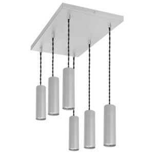 Lampa sufitowa wisząca nad stół TUBA 6P Żyrandol