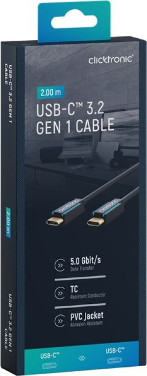Clicktronic Kabel Usb-c - Usb-c 3.2 Gen1 2m