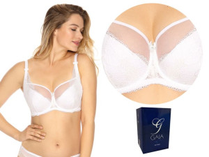 GAIA 931 VERONIKA biustonosz semi-soft BIAŁY, 90F