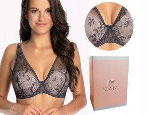 BIUSTONOSZ GAIA Jenny 1032, Semi Soft, GRAFIT, 80B