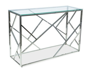 Konsolka Escada S Transparentny/srebrny 100x30