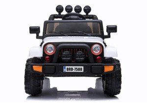 Auto na Akumulator Jeep BRD-7588  Biały 4x4