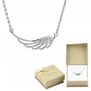 Naszyjnik srebrny skrzydło Angel Wings