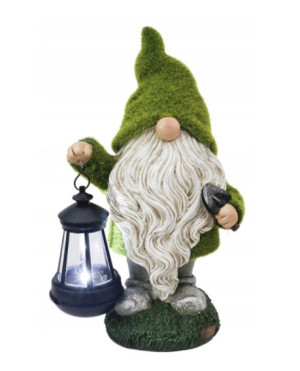 Gnom Krasnoludek Ozdoba Ogrodowa Figurka 33cm