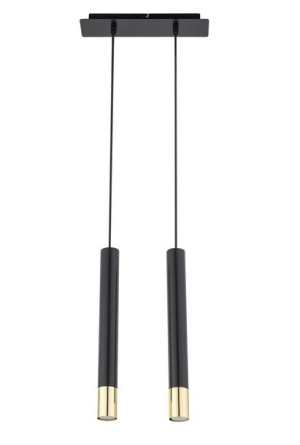 Sigma Lampa Wisząca Sopel Grand 2 Czarny Złoty 33394