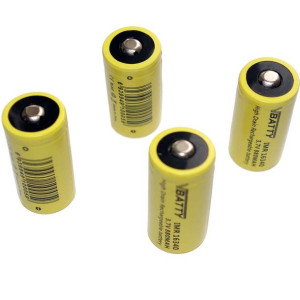 4x bateria akumulator CR 123 a 3.7 V 880 mAh nowy RCR 16340 CR-17345 Li-ion