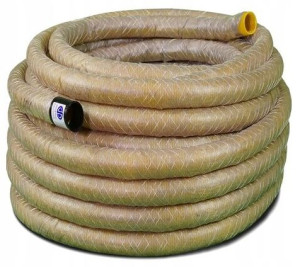 Rura drenarska FI 100 w otulinie rolka 25m
