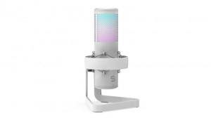 Mikrofon SPC Gear AXIS Onyx White Streaming USB