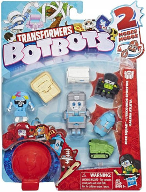 Figurki Transformers BOTBOTS 8-Pak Jock Squad