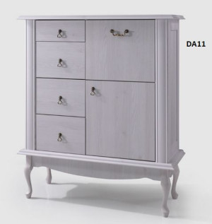 Komoda DIANA DA11 105cm do salonu sosna śnieżna
