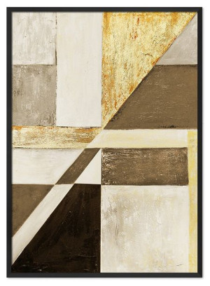 Obraz olejny ręcznie malowany 53x73cm Abstrakcja