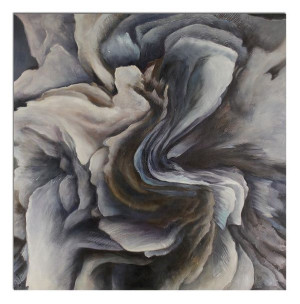 Obraz olejny ręcznie malowany 100x100cm Abstrakcja