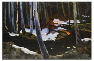 Obraz olejny ręcznie malowany 60x90cm Krajobraz