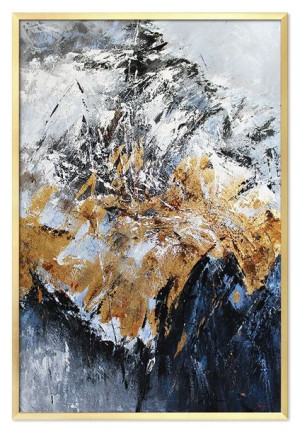 Obraz olejny ręcznie malowany 63x93cm Abstrakcja