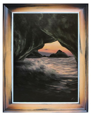Obraz olejny ręcznie malowany 75x105 cm Krajobraz