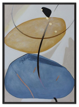 Obraz olejny ręcznie malowany 53x73cm Abstrakcja
