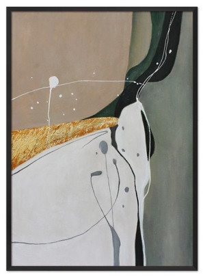 Obraz olejny ręcznie malowany 53x73cm Abstrakcja