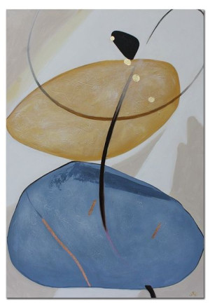 Obraz olejny ręcznie malowany 60x90cm Abstrakcja