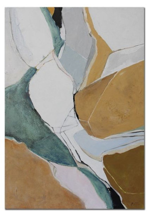 Obraz olejny ręcznie malowany 60x90cm Abstrakcja
