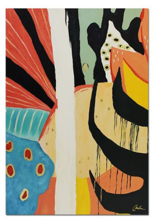Obraz olejny ręcznie malowany 60x90cm Abstrakcja