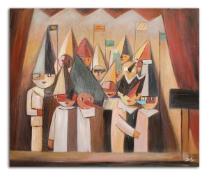 Obraz olejny ręcznie malowany 50x70cm Tadeusz Makowski kopia