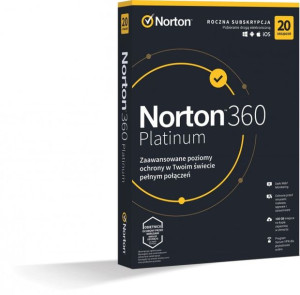 Norton 360 Platinum BOX PL 20 device licencja 1rok