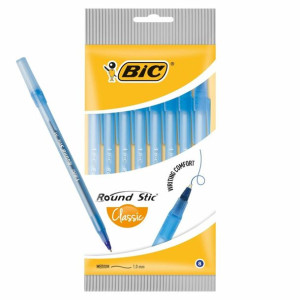 Długopis BIC Round Stic Classic niebieski 8szt. 928497