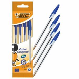 Długopis BIC Cristal Original niebieski 4szt. 8308601