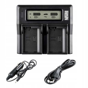 Ładowarka dwukanałowa Newell DC-LCD NP-T125