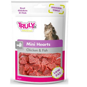 Truly Mini Serduszka z Kurczaka i Ryby Przysmak Dla Kota 50 g