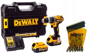 Dcd796p2 Dewalt Wkrętarka 18v 2x5,0ah Udar + Bity