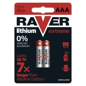 Bateria litowa Raver Lithium AAA (FR03) blister 2