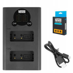 Ładowarka dwukanałowa Newell DL-USB-C LP-E17
