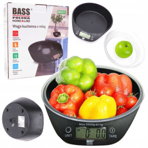 Elektroniczna Waga Kuchenna Z Miską Misa Lcd 5kg