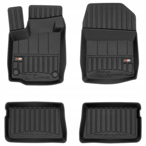 Dywaniki Gumowe Renault Twingo 2 2007-14 Korytka