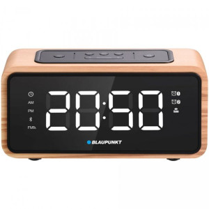 Radiobudzik Radio Kuchenne Bluetooth Drewno Retro Blaupunkt