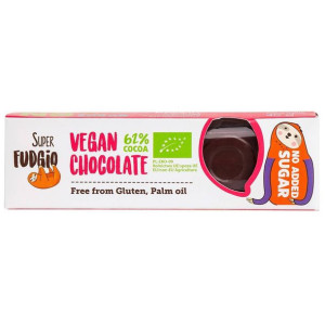 Baton czekoladowy kokosowy Bez Cukru Bezglutenowy BIO 40 g - Super Fudgio -