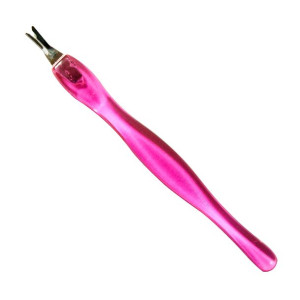 Radełko Do Manicure Skórek Ostre Różowe Nf028