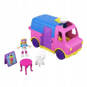Polly Pocket Otwierany Pojazd Lodziarnia