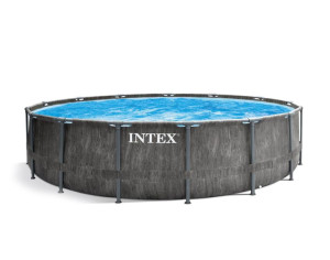 Basen stelażowy ogrodowy 4,57m + pompa filtrująca, drabinka, pokrywa INTEX