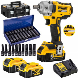Dewalt Klucz Udarowy 1/2" Dcf894p2 + Nasadki