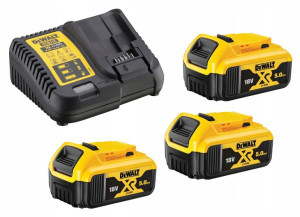 Dewalt Set Ładowarka Dcb115 + 3x Akku 5ah Dcb184
